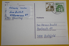 Postcard transported from H�velhof to Bielefeld on 8.6.1993 BM Mi 914/16C (5998)