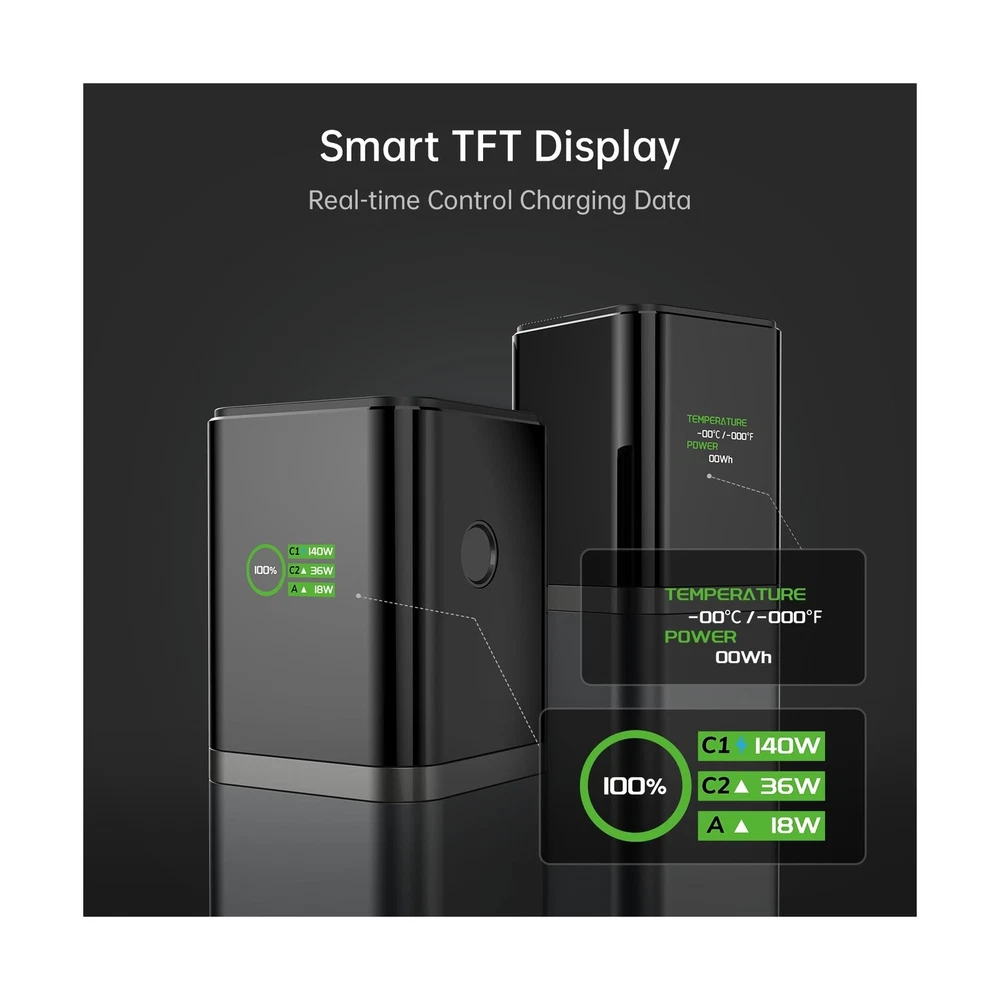 Power Bank GT19-US-G1 Ultra Power Pillar, 19-Min Fast Recharge, 140W High-Pow...