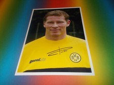 Stefan Reuter BVB DFB signed autographed autograph on 20x28 photo