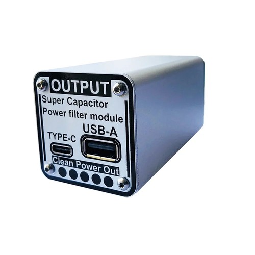 5V Super Capacitor Power Filter Type C Input and Output for Raspberry Pi 10W