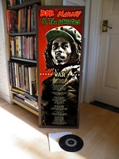 BOB MARLEY AND THE WAILERS WAR POSTER LYRIC SHEET