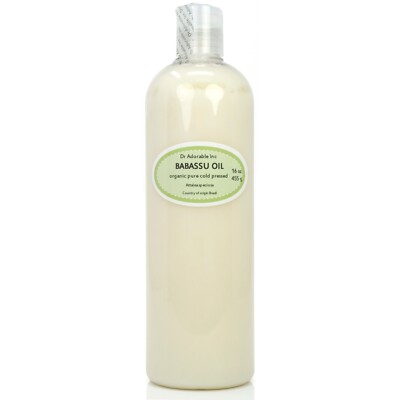 16 oz Premium BABASSU Oil Pure Cold Pressed Guaranteed Best Quality Super Potent