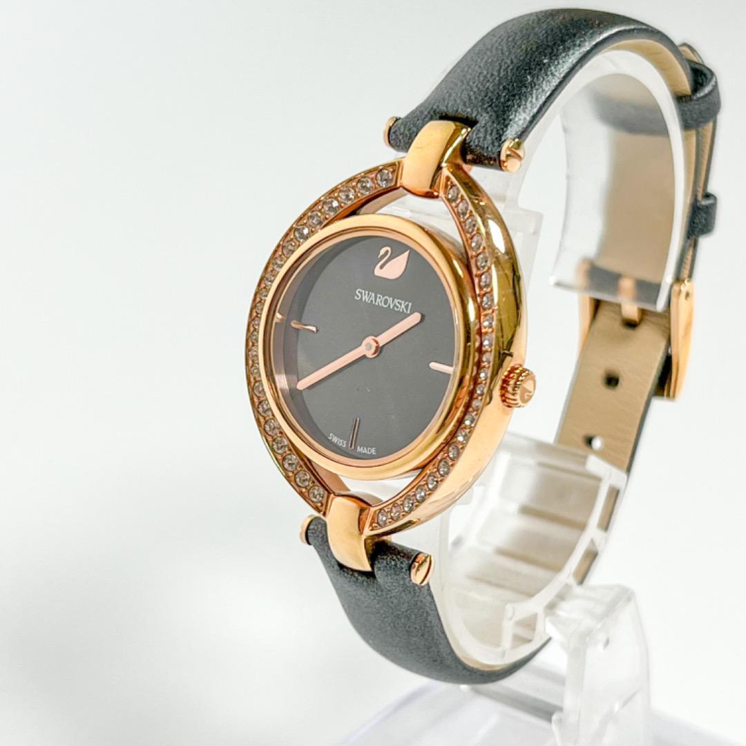Swarovski Watch 5376842 Ss Gray Leather Qz | eBay Swarovski Watch 5376842 Ss Gray Leather Qz | eBay