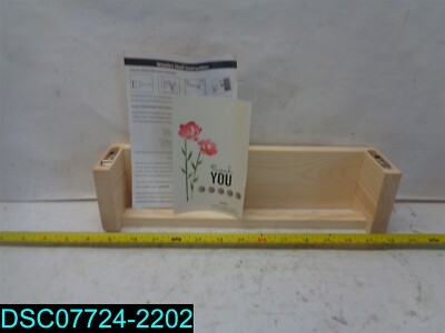 Y&ME Wood Wall Bookshelf Floating Nursery Shelves Natural 13-3/4'' X 3-1/2'' X 3''