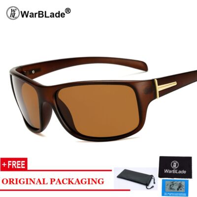 Brown Polarized Driving Sunglasses - UV400 Polaroid Lens Mens Fashion Eyewear