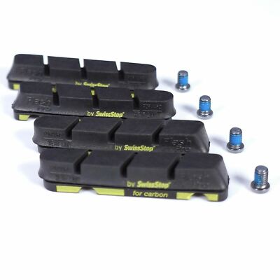 SwissStop Flash Pro Black Prince carbon rim Brake Pads Fit Shimano
