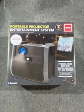 New RCA Portable Projector Home Theater Entertainment System With Battery