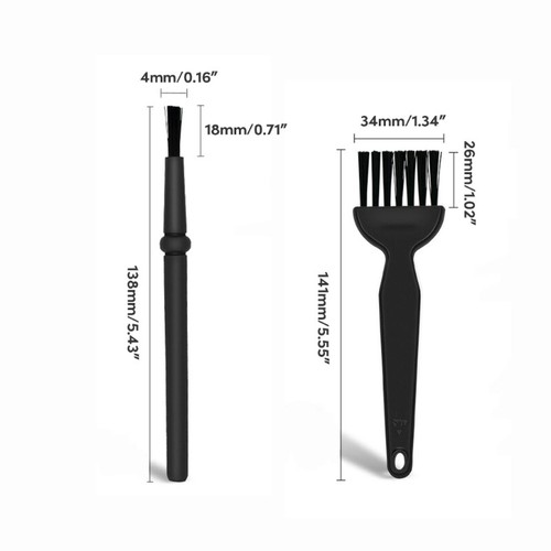 2PCS Anti static Brush Set Electronic Cleaning Kit for Keyboard Safely Cleaner - Afbeelding 8 van 8