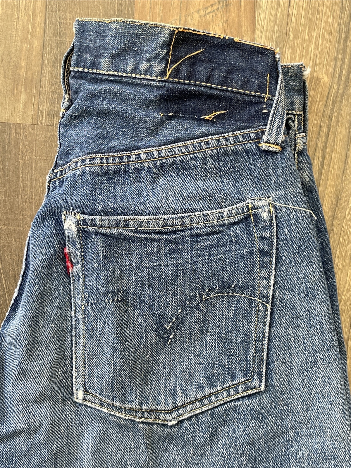 Levi's 501 Z XX Jeans Big E Redline 50s Hidden Rivets Zipper W26 L28 image 5