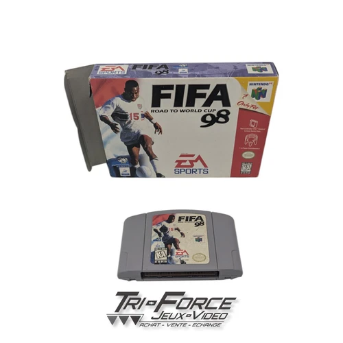 FIFA Road to World Cup 98 Nintendo 64 N64 Authentic No Manual, Tested !