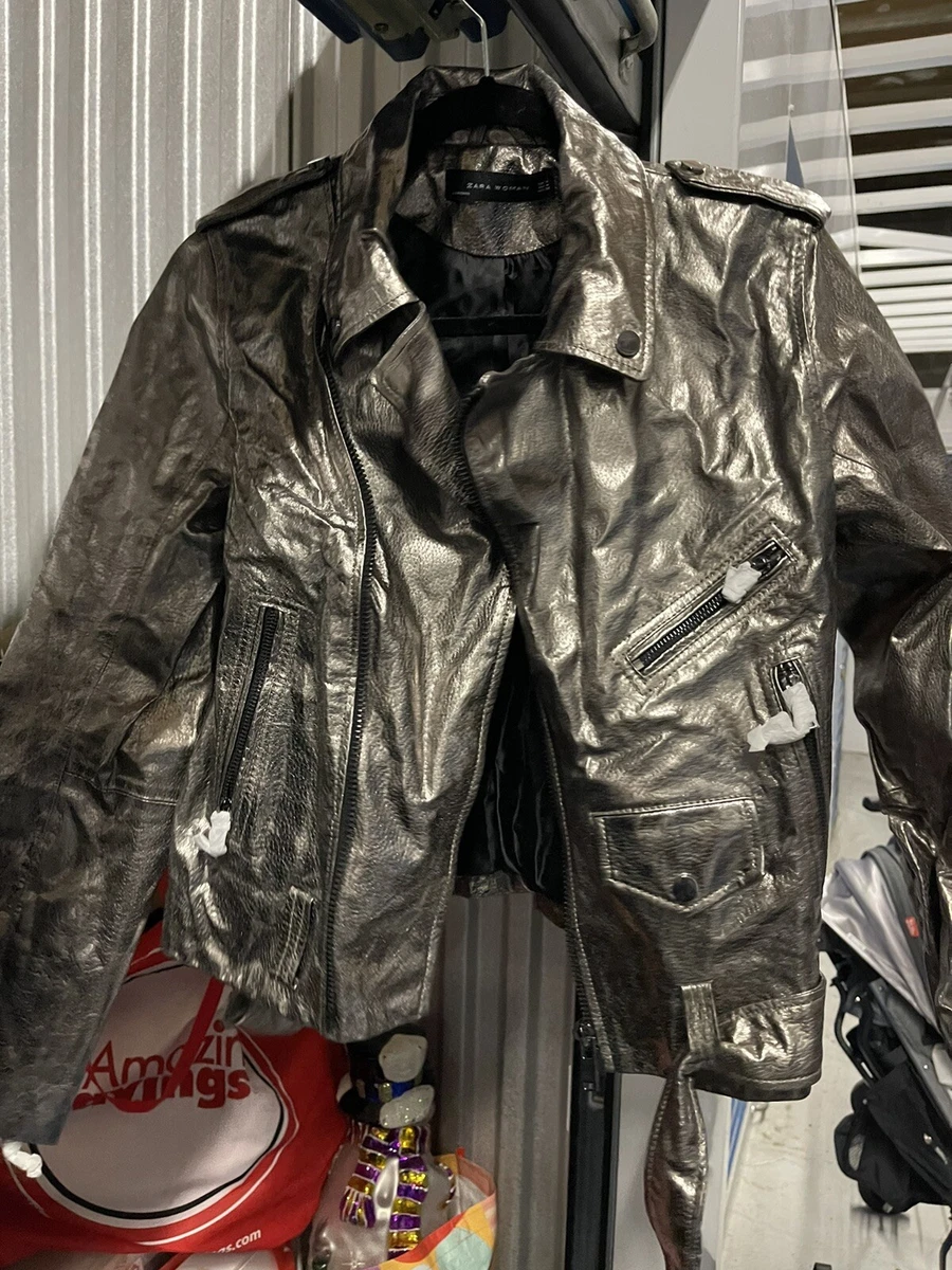 Zara 2025 metallic jacket