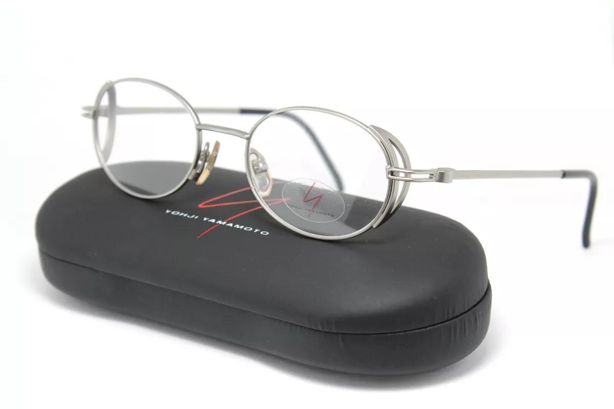 YOHJI YAMAMOTO 51-5101 C3 Original Vintage Eyeglasses Steampunk Rare Side Shield