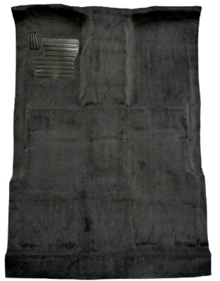 ACC 99-07 F250 4-DOOR SUPER / EXTENDED CAB AUTOMATIC BLACK MOLDED CARPET RUG