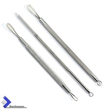 Comedones Extractor Acne Pimple Remover Kit Spot Blemish Blackhead Facial Tools