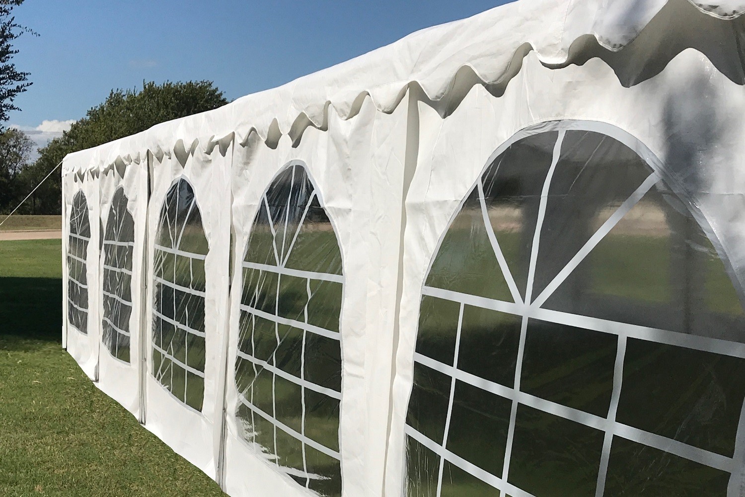 40'x20' Budget PE Wedding Party Tent Canopy Shelter + 2 Long Bags + 2 Short Bags