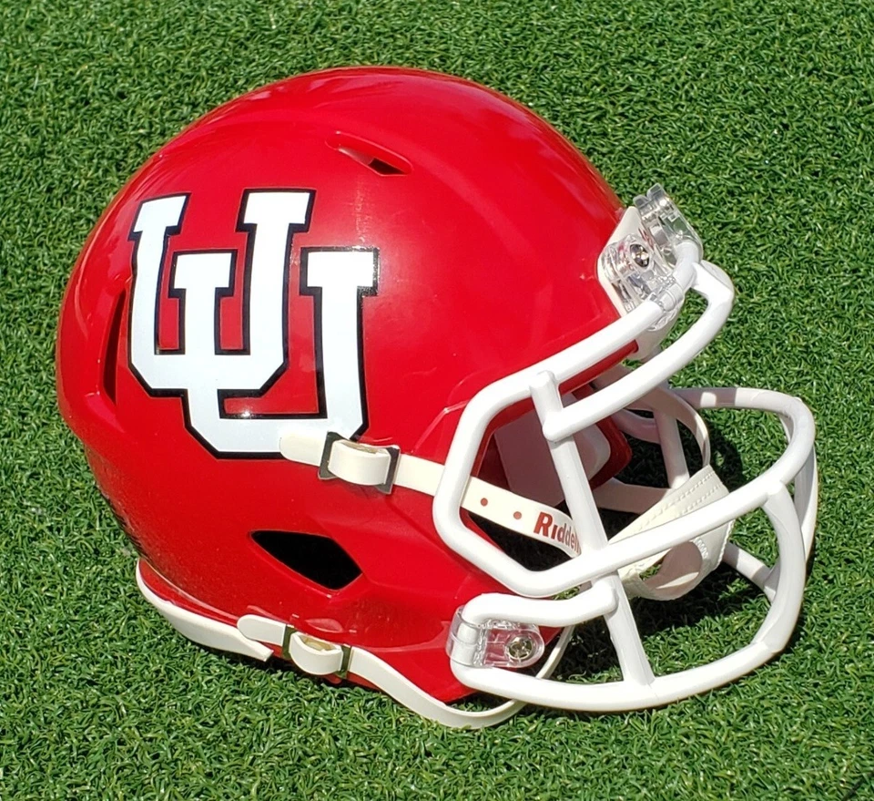 UTAH UTES 2024 RED FOOTBALL MINI HELMET, + OTHER STYLES TOO - Image 1 of 1