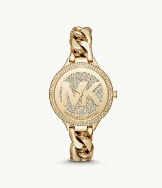 Michael Kors Slim Runway Gold/White 