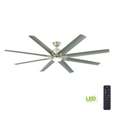 Kensgrove 72 In Integrated Led Indoor Outdoor Brushed Nickel