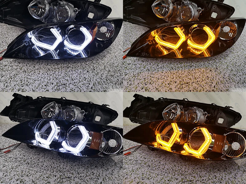 For Mazda 3 Mazda3 BK 2003 - 2008 Concept M4 Iconic Style LED Angel Eyes Kit - Изображение 4 из 4