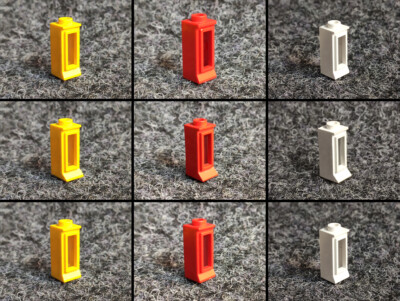 Lego Fenster 1x1x2 rot gelb weiß 29, 29bc01, 29c01 - VARIANTE + FARBE wählen T1