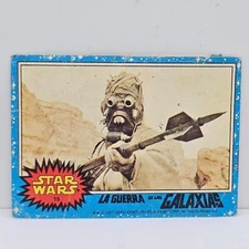 STAR WARS BLUE 1978 CARD STANI N° 15