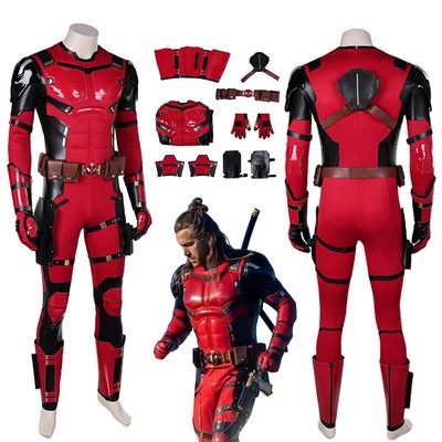 Superhero Deadpool & Wolverine Deadpool 3 Cosplay Jumpsuits Bodysuits Halloween