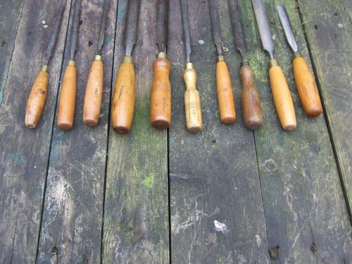 carving chisels/gouges/vintage chisels/vintage tools - Picture 4 of 4