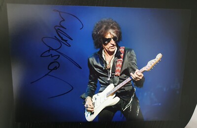 JOE PERRY Aerosmith Autogramm: RARE 20x30cm Foto signed in person