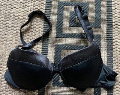 NEU WATTIERT SOFTSCHALEN BÜGEL BH mit SATIN 85 B LAURA BIAGIOTTI schwarz *007800