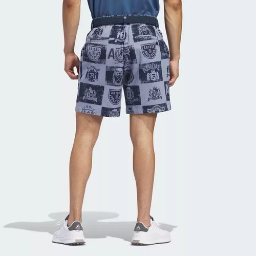 Adidas Golf Club 1949 Print Go To 6” Shorts Mens L large IT6767 blue NWT $90 - Picture 4 of 10