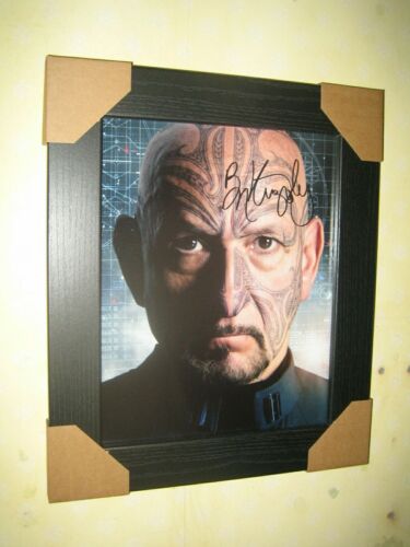 Ben Kingsley Excellent Hand Signed Photograph (8x10) Framed With CoA