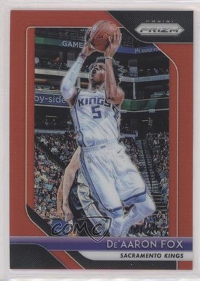 2018-19 Panini Prizm Red Prizm 124/299 De'Aaron Fox #151 rf2