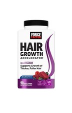 Force Factor Hair Growth Accelerator w/ Lustriva, Berry Blast, 90 Soft Chews