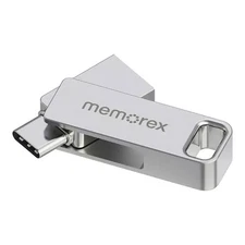 Memorex Dual Flash Drive 128GB Type-C & Type-A USB 3.2 For Android & Apple