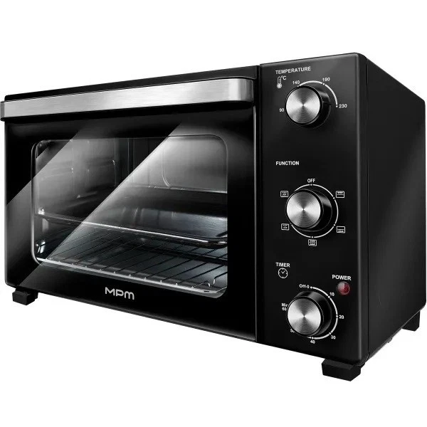 5903151074676 Electric Oven MPM MPE-16/T 35L 1500W Black MPM