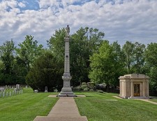 Louisville Kentucky USA Zachary Taylor Monument Mausoleum 2020s Cemetery