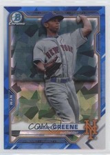 2021 Bowman Sapphire Chrome Prospects Isaiah Greene #BCP-62 1d0h