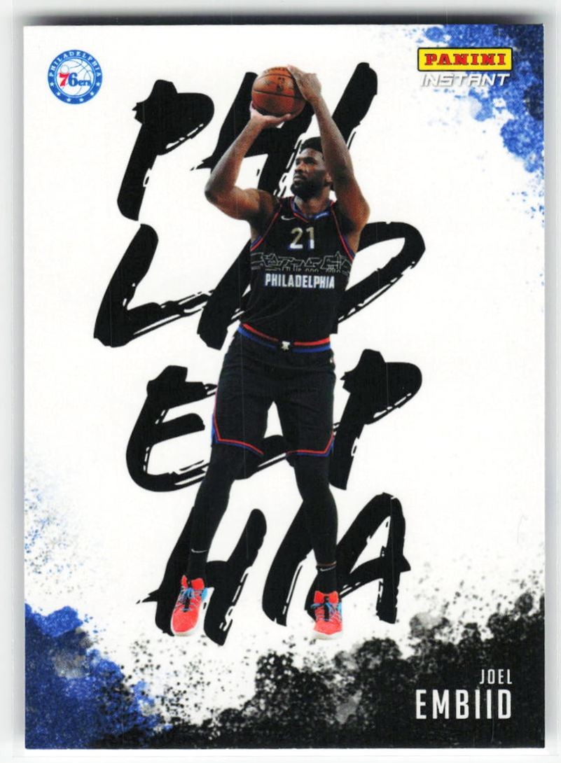 2020-21 Panini Instant My City Joel Embiid #MC-4 /2390 Philadelphia 76ers