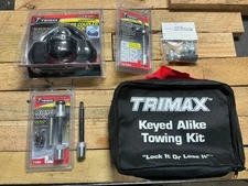 Trimax UMAX100 , tc123 ts32 west coast wheels locks ALL KEYED THE SAME KIT