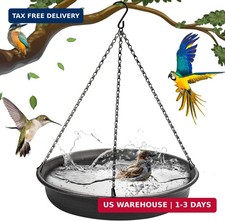 Hanging Bird Bath Hanging Bird-Feeder - CARGEN Garden BirdBath Tray Wildlife Fee