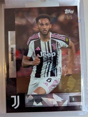 Topps Juventus Team Set 2025/26 Lloyd Kelly 5/5 eBay One Of One 1/1