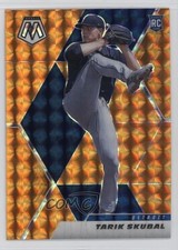 2021 Panini Mosaic Rookie Reactive Orange Mosaic Prizm Tarik Skubal #246 1pr2