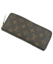 LOUIS VUITTON Wallet Coin Case for Women Brown Used