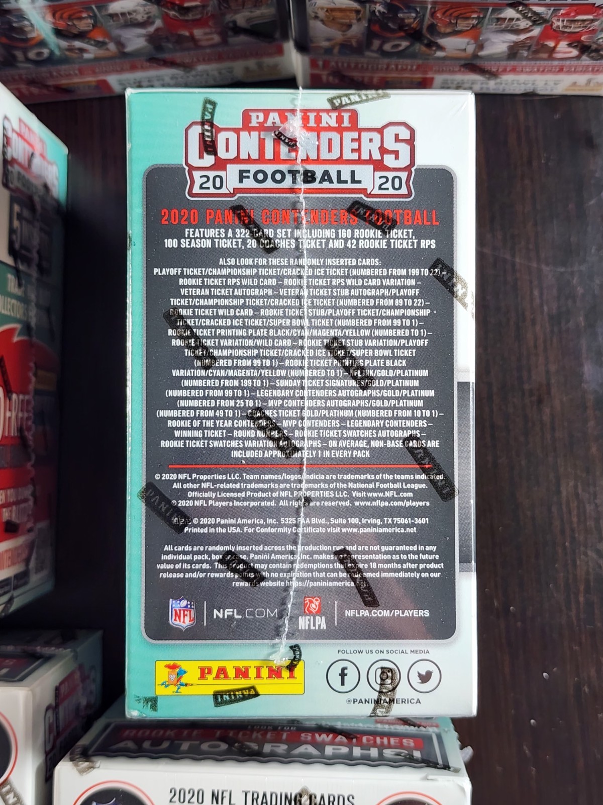 (10) Box Lot 2020 Panini Contenders Football Blaster Rare Auto Sealed Packs Hot view 5