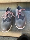Cole Haan Women's 6.5 B Grey / Charcoal Learher& Herringbone Oxford (Pink Lace) — photo 1