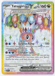 Tatsugiri ex 226/191 Surging Sparks Ultra Rare Holo