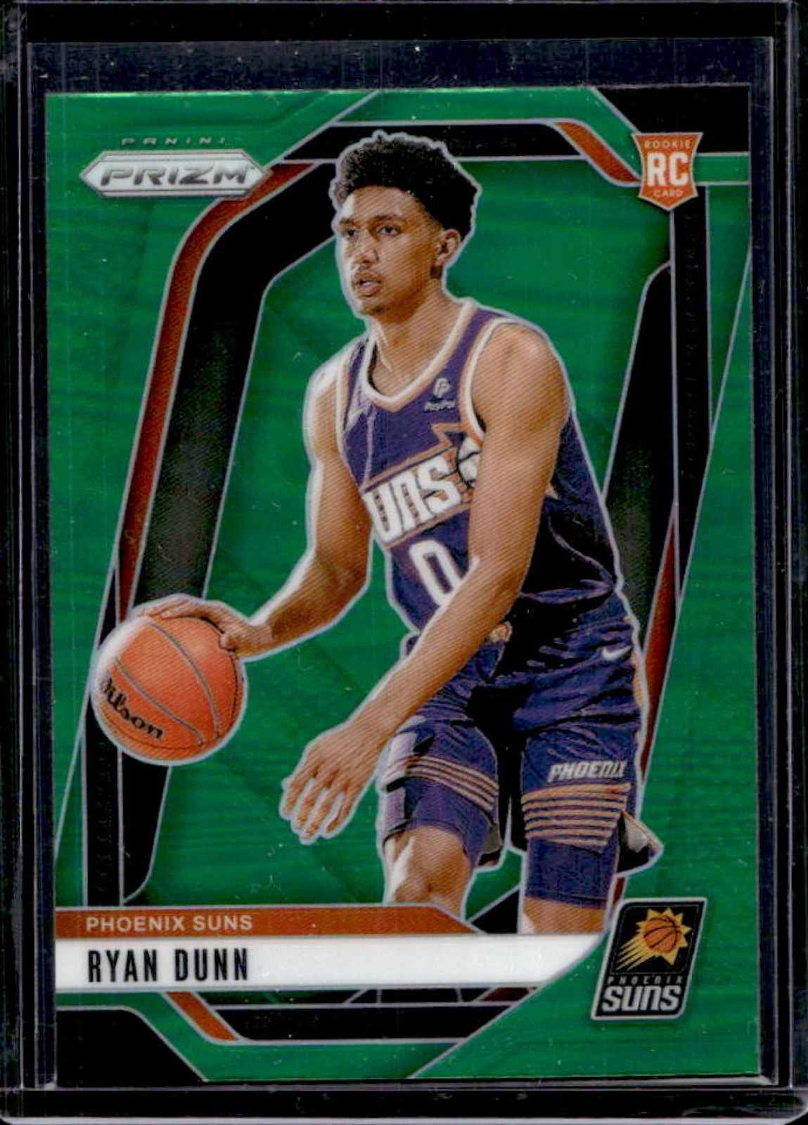 2024-25 Prizm Ryan Dunn RC Green Rookie #258 Suns