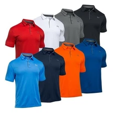 Under Armour 1290140 Men's UA Tech Performance Loose-Fit Golf Polo Team Shirt