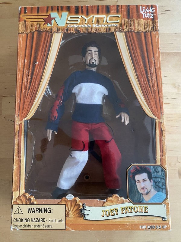 NSYNC Joey Fatone Collectible Marionette Living Toyz 2001 Boxed