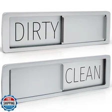 MIMILU Dishwasher Magnet Clean Dirty Sign by Stackd - Easy to Read and Slide 
